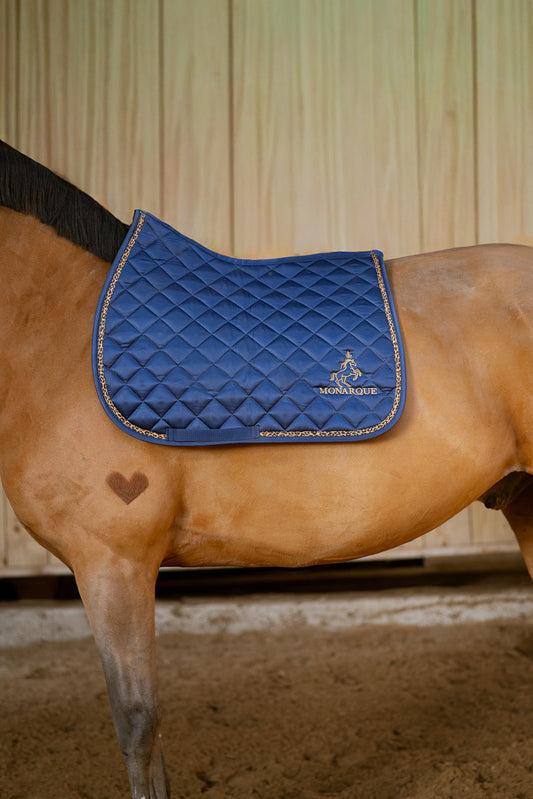Tapis de selle CSO Elena - marine
