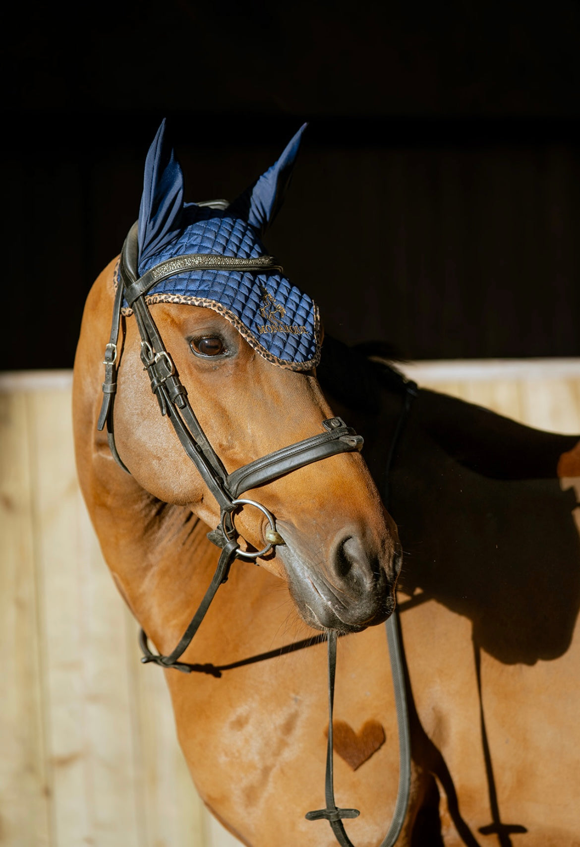 Bonnet matelassé Elena - marine